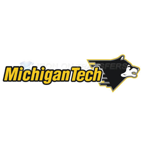 Michigan Tech Huskies Logo T-shirts Iron On Transfers N5062 - Click Image to Close